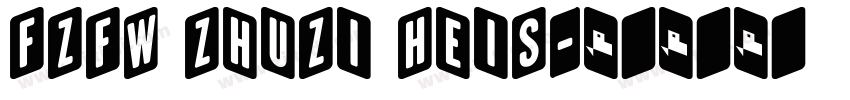 FZFW ZhuZi HeiS字体转换